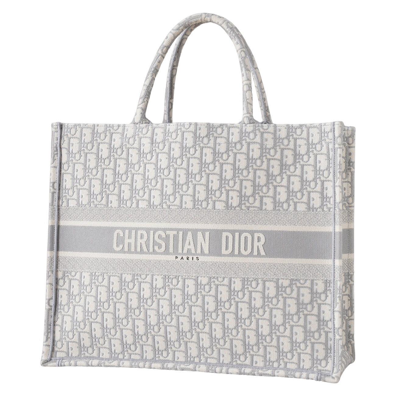 CHRISTIAN DIOR(USED)디올 오블리크 북토트 라지